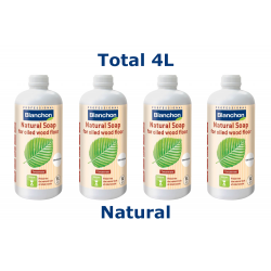 Blanchon NATURAL SOAP 4 ltr (four 1 ltr cans) CLEAR 05721107 (BL)